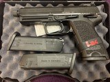 HECKLER & KOCH USP 9MM V1 TACTICAL, NIGHT SITES, NEW IN THE BOX WITH 3 MAGS. - 2 of 4