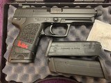 HECKLER & KOCH USP 9MM V1 TACTICAL, NIGHT SITES, NEW IN THE BOX WITH 3 MAGS. - 3 of 4