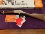 HENRY AMERICAN BEAUTY, SILVER 22 LR. NEW IN THE BOX - 2 of 5