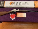 HENRY AMERICAN BEAUTY, SILVER 22 LR. NEW IN THE BOX - 1 of 5