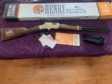 HENRY GOLDEN BOY 22 LR. “ MILITARY SERVICE ll EDITION” HOO4MS2, NEW IN THE BOX - 3 of 5