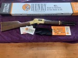 HENRY BIG BOY CLASSIC 41 MAGNUM CARBINE, LARGE LOOP GOLDEN BOY HOO6MR41 NEW IN THE BOX