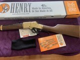 HENRY BIG BOY CLASSIC 41 MAGNUM CARBINE, LARGE LOOP GOLDEN BOY HOO6MR41 NEW IN THE BOX - 3 of 5