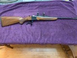 RUGER #1, 303 BRITISH CAL., 22” BARREL, 99% COND. - 1 of 5