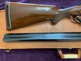 BROWNING SUPERPOSED 12 GA., 30” BARRELS, FULL & FULL, 3” CHAMBER, ROUND KNOB, LONG TANG, MFG. 1962, 99% COND. IN HARTMAN CASE - 5 of 5