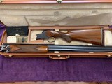 BROWNING SUPERPOSED 12 GA., 30” BARRELS, FULL & FULL, 3” CHAMBER, ROUND KNOB, LONG TANG, MFG. 1962, 99% COND. IN HARTMAN CASE - 1 of 5