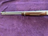 MARLIN 336SS, 30-30 CAL. 20” STAINLESS BARREL JM STAMPED, WITH WALNUT STOCK, HIGH COND. - 4 of 5