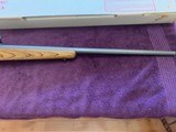 RUGER 77, 22 HORNET CAL., 24” TARGET, GRAY STAINLESS, ALL WEATHER, LIKE NEW IN THE BOX WITH RINGS - 4 of 5