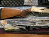 BROWNING A-5 SWEET-16, NICKEL, 26” BARREL, 3, DS CHOKE TUBES, NEW UNFIRED IN THE BOX WITH OWNERS MANUAL, ETC. - 4 of 5