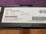 BROWNING CITORI HUNTER 410 GA., GRADE 2, 28” INVECTOR BARRELS, NEW IN THE BOX WITH CHOKE TUBES & OWNERS MANUAL ETC. - 5 of 5