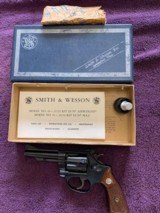 SMITH & WESSON 51, 22 MAGNUM, 3 1/2” BARREL 99% COND., IN THE BOX - 1 of 5