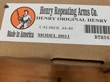 HENRY ORIGINAL HENRY 44-40 CAL., 24 1/2” BARREL, BEAUTIFUL WOOD, NEW IN THE BOX - 5 of 5