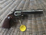 COLT DIAMONDBACK 22 LR. 6” BRIGHT NICKEL, MFG. 1978, NEW UNFIRED, UNTURNED IN THE BOX WITH OWNERS MANUAL, HANG TAG, COLT LETTER, ETC. - 3 of 4