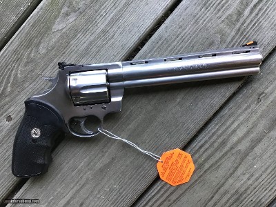COLT ANACONDA 44 MAGNUM 8” STAINLESS, MFG. 1990’S NEW UNFIRED IN THE BOX - Image 3 of 5