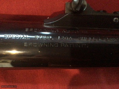 BROWNING A-5, JAP 12“DEER BARREL” NEW NEVER BEEN ON A GUN - Image 3 of 4