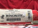 WINCHESTER 9422, 22 MAGNUM, 20 1/2” BARREL, BEAUTIFUL LAMINATED STOCK, NEW UNFIRED IN THE BOX - 10 of 10