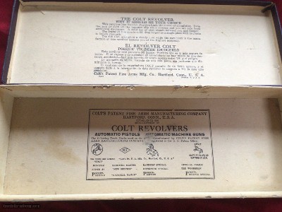 COLT OFFICERS TARGET 38 SPC. 6” HEAVY BARREL WITH PATRIDGE SIGHT, COLT LETTER FROM 1927, WITH COLORFUL PIC’S ON BACK - Image 6 of 9