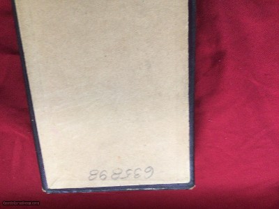 COLT OFFICERS TARGET 38 SPC. 6” HEAVY BARREL WITH PATRIDGE SIGHT, COLT LETTER FROM 1927, WITH COLORFUL PIC’S ON BACK - Image 7 of 9