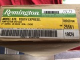 REMINGTON 870 20 GA. YOUTH EXPRESS, 21” REM CHOKE BARREL, NEW UNFIRED IN THE BOX WITH HANG TAG & OWNERS MANUAL - 9 of 9