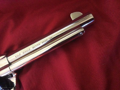 COLT SINGLE ACTION ARMY 2ND GENERATION 45 LC. CALCOMMERATIVE “NEW JERSEY TERCENTENARY 1664 TO 1964”COMMERATING 300 YRS. - Image 5 of 8