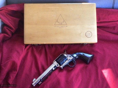 COLT SINGLE ACTION ARMY 2ND GENERATION 45 LC. CALCOMMERATIVE “NEW JERSEY TERCENTENARY 1664 TO 1964”COMMERATING 300 YRS. - Image 2 of 8