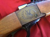 RUGER #1 270 WEATHERBY MAGNUM CAL. FACTORY ENGRAVED WITH MULE DEER BUCK & ANTELOPE 26” BARREL, RUGER RED RECOIL PAD, UNFIRED 100% COND. - 8 of 13