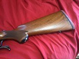 RUGER #1 270 WEATHERBY MAGNUM CAL. FACTORY ENGRAVED WITH MULE DEER BUCK & ANTELOPE 26” BARREL, RUGER RED RECOIL PAD, UNFIRED 100% COND. - 3 of 13