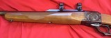 RUGER #1 270 WEATHERBY MAGNUM CAL. FACTORY ENGRAVED WITH MULE DEER BUCK & ANTELOPE 26” BARREL, RUGER RED RECOIL PAD, UNFIRED 100% COND. - 4 of 13