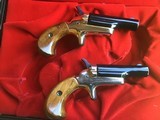 COLT “LORD” DERRINGER SET, 22 SHORT CAL. IN THE ATTRACTIVE WOOD PRESENTATION CASE - 4 of 5