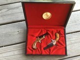COLT “LORD” DERRINGER SET, 22 SHORT CAL. IN THE ATTRACTIVE WOOD PRESENTATION CASE - 1 of 5