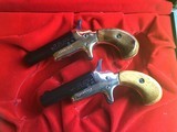 COLT “LORD” DERRINGER SET, 22 SHORT CAL. IN THE ATTRACTIVE WOOD PRESENTATION CASE - 5 of 5