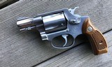 SMITH & WESSON 60 NO DASH, 38 SPC. 2” STAINLESS 99% COND. - 2 of 2