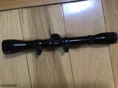 BUSHNELL BANNER 4x, DUPLEX RETICLE, LIKE NEW WITH CLEAR GLASS