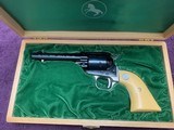 COLT FRONTIER SCOUT 22 LR. “SANTE FE TRAIL” SERIAL #104SF, NEW UNFIRED IN THE WOOD PRESENTATION BOX - 2 of 5