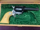 COLT FRONTIER SCOUT 22 LR. “SANTE FE TRAIL” SERIAL #104SF, NEW UNFIRED IN THE WOOD PRESENTATION BOX - 3 of 5