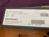 BROWNING BL-22, 22 LR., NICKEL 20” BARREL, NEW IN THE BOX - 5 of 5