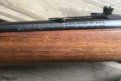 MARLIN 1894S 44-40 CAL. 20” BARREL JM STAMPED, NEW IN THE BOX WITH OWNERS MANUAL & HAMMER SPUR - Image 8 of 11