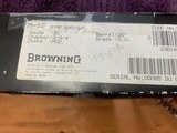 BROWNING MODEL 12 “DUCK UNLIMITED” 20 GA. FANTASTIC WOOD, GOLD ENGRAVING WITH PHEASANTS & DUCKS, NEW IN THE BOX - 5 of 5
