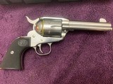 RUGER VAQUERO NEW MODEL GLOSS STAINLESS 45 COLT, 4 5/8” BARREL, LIKE NEW IN THE BOX WITH OWNERS MANUAL ETC. - 3 of 5