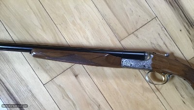 ITHACA SKB 200 E, 20 GA. 28” MOD. & FULL, COINED RECEIVER, SINGLE SELECTIVE TRIGGER, AUTO EJECTORS, CHROME LINED BARRELS 99+% COND. - Image 4 of 7