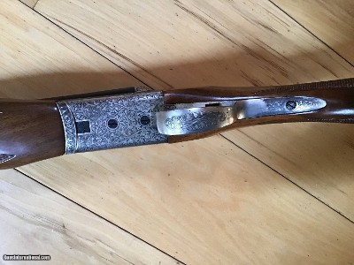 ITHACA SKB 200 E, 20 GA. 28” MOD. & FULL, COINED RECEIVER, SINGLE SELECTIVE TRIGGER, AUTO EJECTORS, CHROME LINED BARRELS 99+% COND. - Image 6 of 7