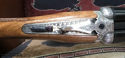 ITHACA SKB 200 E, 20 GA. 28” MOD. & FULL, COINED RECEIVER, SINGLE SELECTIVE TRIGGER, AUTO EJECTORS, CHROME LINED BARRELS 99+% COND. - Image 7 of 7