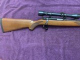 RUGER 77/22, 22 LR., COMES WITH WEAVER 4X SCOPE, 99% COND. - 2 of 5