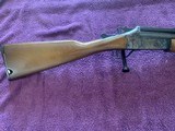 SAVAGE 24C, CAMPER COMPANION 22LR. OVER 20 GA. 20” BARREL, WITH STORAGE IN THE STOCK, BLUE & CASE COLOR 99%, WOOD HAS A FEW FLAKE SPOTS - 2 of 5