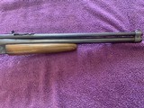 SAVAGE 24C, CAMPER COMPANION 22LR. OVER 20 GA. 20” BARREL, WITH STORAGE IN THE STOCK, BLUE & CASE COLOR 99%, WOOD HAS A FEW FLAKE SPOTS - 4 of 5