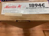 MARLIN 1894C, 357 MAGNUM CAL., 18 1/2” BARREL JM STAMPED, MFG. 1980, NO SAFETY, NEW IN THE BOX - 5 of 5