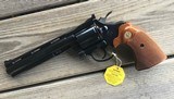 COLT DIAMONDBACK 38 SPC., 6” BLUE, NEW IN THE BOX WITH OWNERS MANUAL, HANG TAG & COLT LETTER ETC. - 3 of 4