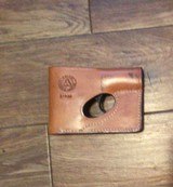 HIGH STANDARD DERRINGER 22 LR. WITH VERY SCARCE WALLET HOLSTER 99% COND. - 3 of 5