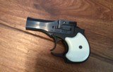 HIGH STANDARD DERRINGER 22 LR. WITH VERY SCARCE WALLET HOLSTER 99% COND. - 5 of 5