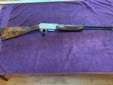 BROWNING BAR GRADE 2, FACTORY ENGRAVED, 22 LR., 99% COND. BEAUTIFUL FIGURED FRENCH WALNUT STOCK, VERY HARD GUN TO FIND - 1 of 5